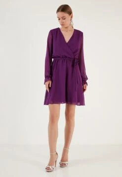 LELA Mini- Vestito Estivo - Lilac -Lela cddc75680e4745ff8b43eaea26e6ad70