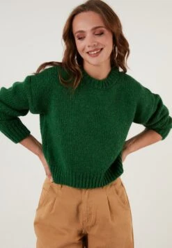 LELA MaglioneGreen Donna Maglieria L6S21I02B-M11 -Lela cf1e383d6718460aa9161d4c70e98054