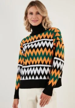 LELA Regular FitMaglioneBlack Donna Maglieria L6S21I03B-Q11