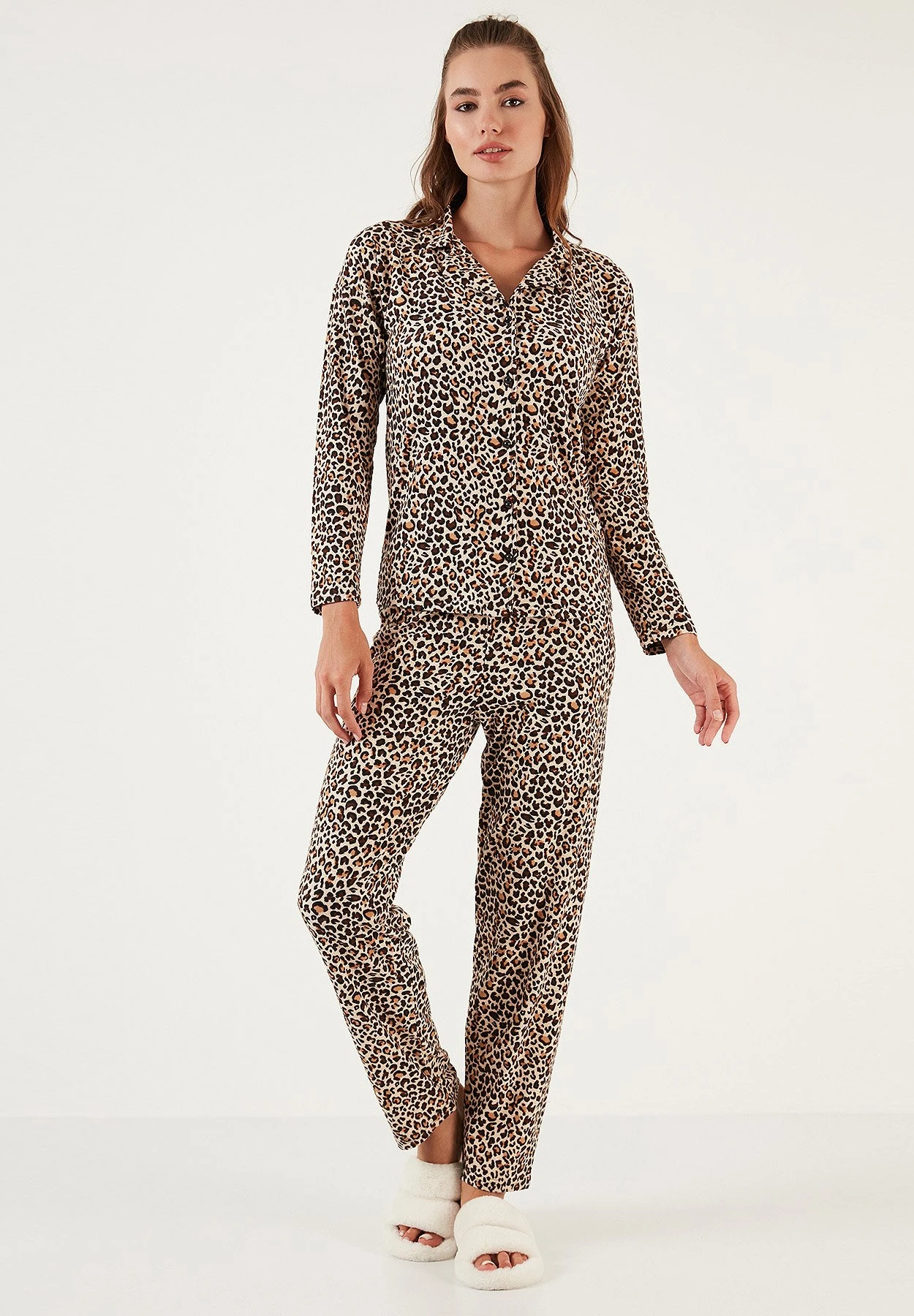 LELA Regular Fit - Pigiama - Leopard 1 LELA Regular Fit - Pigiama - Leopard