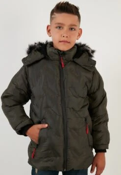 LELA Regular FitGiacca InvernaleDark Khaki Bambini Abbigliamento Outwear L6S24L00G-N11