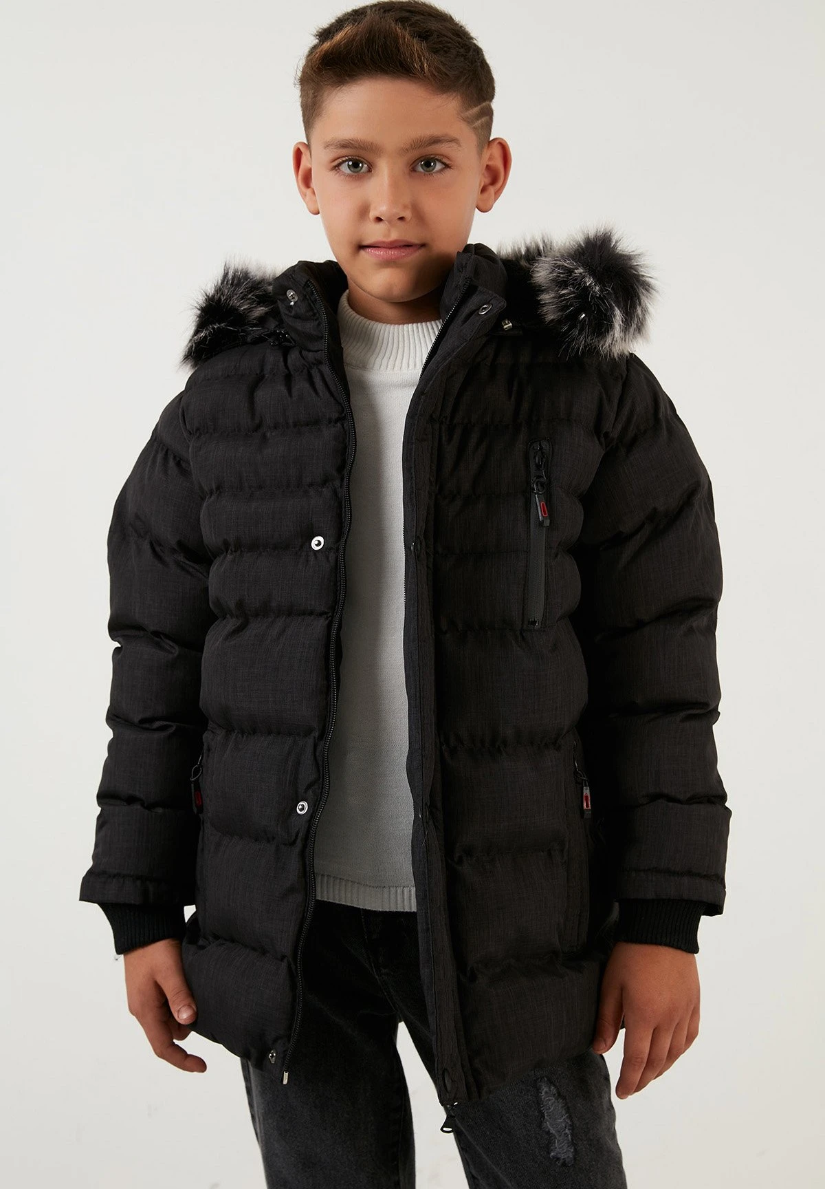 LELA Regular FitGiacca InvernaleBlack Bambini Abbigliamento Outwear L6S24L00C-Q11 2 LELA Regular FitGiacca InvernaleBlack Bambini Abbigliamento Outwear L6S24L00C-Q11 - immagine 2