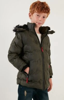 LELA Regular FitCappotto InvernaleKhaki Bambini Abbigliamento Outwear L6S24L00M-N11 -Lela d3b4610c473f4315a41da0cc22d500cf