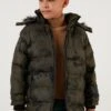 LELA Cappotto InvernaleKhaki Bambini Abbigliamento Outwear L6S24L00J-N11