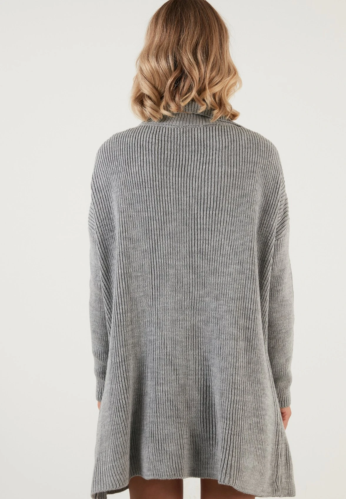 LELA Regular Fit - Cardigan - Grey 3 LELA Regular Fit - Cardigan - Grey - immagine 3