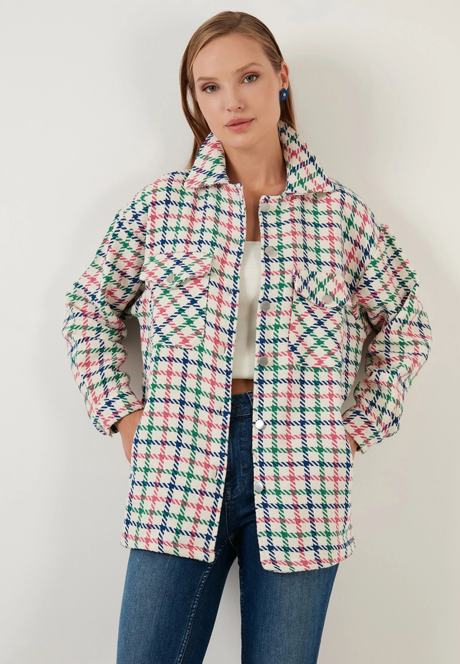 LELA Regular FitGiacca Da Mezza StagioneEcru Donna Giacche E Blazer L6S21G00L-K11 1 LELA Regular FitGiacca Da Mezza StagioneEcru Donna Giacche E Blazer L6S21G00L-K11