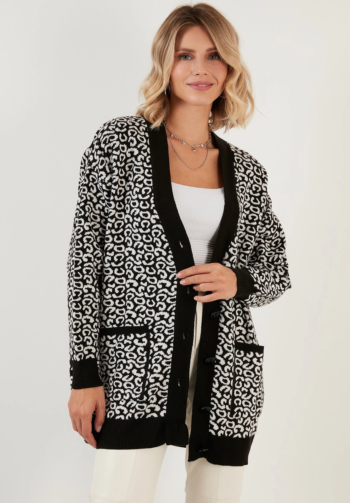 LELA CardiganBlack Donna Maglieria L6S21I03E-Q11 5 LELA CardiganBlack Donna Maglieria L6S21I03E-Q11 - immagine 5