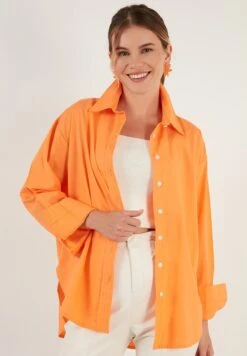 LELA Loose Fit - Camicia - Orange -Lela d7b4d63ff6fa42b1aa10eb733c3fe168
