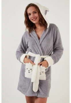 LELA Regular FitAccappatoioGrey Donna Intimo Notte E Loungewear L6S81S000-C11