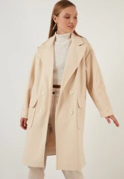 LELA Loose FitCappotto ClassicoStone Donna Cappotti L6S21U01S-B11 -Lela d942cadeabcd433cb81c8956cadc6bb7