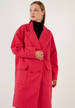 LELA Loose FitCappotto ClassicoFuchsia Donna Cappotti L6S21U01S-J11 13 LELA Loose FitCappotto ClassicoFuchsia Donna Cappotti L6S21U01S-J11 -Lela d95cf6b950b6473e8e91b9f92f49c277