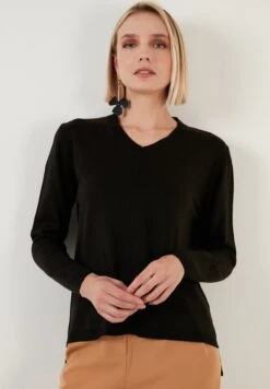 LELA Regular FitMaglioneBlack Donna Maglieria L6S21I03W-Q11