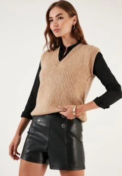 LELA Regular FitMaglioneCamel Donna Maglieria L6S21I02C-B11 7 LELA Regular FitMaglioneCamel Donna Maglieria L6S21I02C-B11 -Lela dc6fba9b018146c5bf5d0746ffb258a4