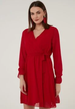 LELA Mini- Vestito Estivo - Red