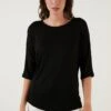 LELA Regular FitCamicettaBlack Donna Camicie E Bluse L6S21E006-Q11