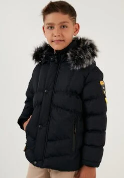LELA Regular FitGiacca InvernaleBlack Bambini Abbigliamento Outwear L6S24L00H-K11