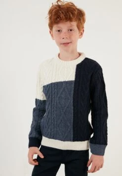 LELA Regular FitMaglioneEcru Bambini Pullover & Cardigan L6S24J002-K11 -Lela e41ea0089e35440481db47d54fbd1b78