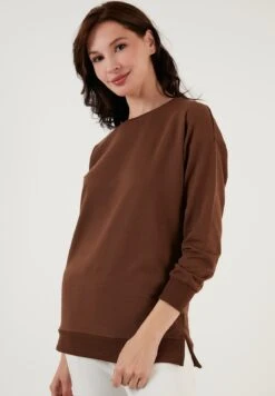 LELA Regular FitFelpaBrown Donna Felpe L6S21J00H-O11 -Lela e4c61adbc78d4fdb970600237531bcc2