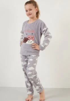 LELA Regular Fit SetPigiamaGrey Bambini Intimo E Per La Notte L6S83B002-C11 -Lela e56e565ddc8244d68fa95ea269940885