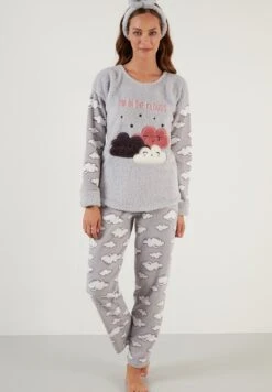 LELA Regular FitPigiamaGrey Donna Intimo Notte E Loungewear L6S81P003-C11 8 LELA Regular FitPigiamaGrey Donna Intimo Notte E Loungewear L6S81P003-C11 -Lela e6c04355580a4ab593f05d66da2098dd