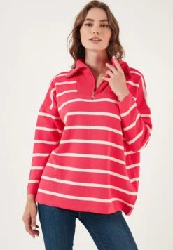 LELA MaglioneFuchsia/Light Stone Donna Maglieria L6S21I05C-J11 -Lela e7fb8edccbc04793946a69b2322b17b6