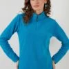 LELA Slim FitFelpa In PileTurquoise Donna Felpe L6S21J01A-K11