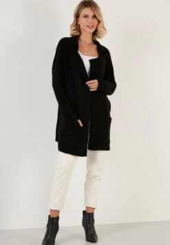 LELA Regular Fit - Cardigan - Black 10 LELA Regular Fit - Cardigan - Black -Lela e903a38ca9cd485ea0a1d7979a86bd13