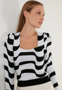 LELA Maglione - Black White -Lela ebbfd61b80014203b4fdc552c6c01bce