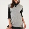 LELA T-Shirt BasicLight Grey Donna T-shirt E Top L6S21D02B-C12