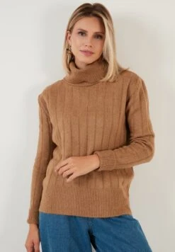 LELA Regular Fit - Maglione - Caramel -Lela ed5722906ab14bfa901c299b4b1418c3