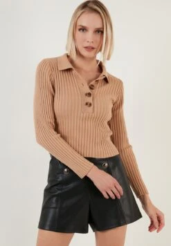 LELA PoloCamel Donna T-shirt E Top L6S21D029-B11