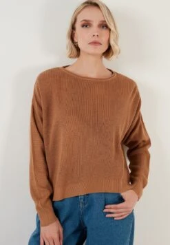 LELA MaglioneCaramel Donna Maglieria L6S21I03A-O11 10 LELA MaglioneCaramel Donna Maglieria L6S21I03A-O11 -Lela ef0e2e91a9b044ce8bc07a1753afd690