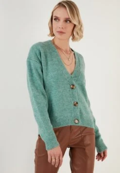 LELA Cardigan - Mint -Lela f0be0a8def9a42169fc5a4a522927ae7