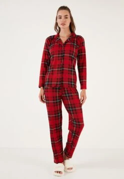 LELA Regular FitPigiamaRed Black Donna Intimo Notte E Loungewear L6S81P00S-G11