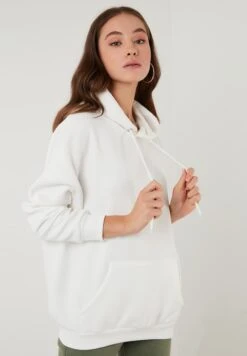 LELA Regular Fit - Felpa Con Cappuccio - Ecru 6 LELA Regular Fit - Felpa Con Cappuccio - Ecru -Lela f1478e8711b045b7b8c97eeaefcf7fed