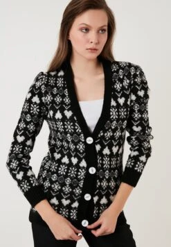 LELA CardiganBlack Donna Maglieria L6S21I026-Q11