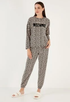 LELA Regular Fit SetPigiamaLeopard Donna Intimo Notte E Loungewear L6S81P010-O11