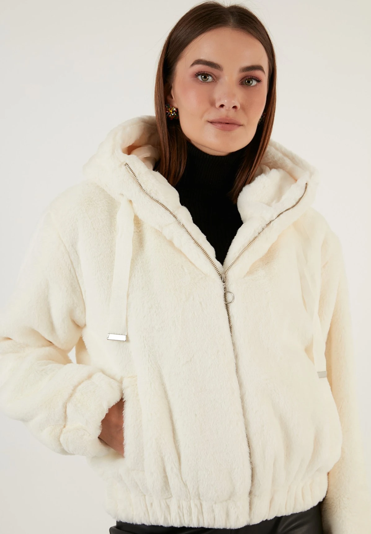 LELA Giacca Da Mezza StagioneWhite Donna Giacche E Blazer L6S21G00B-A11 5 LELA Giacca Da Mezza StagioneWhite Donna Giacche E Blazer L6S21G00B-A11 - immagine 5