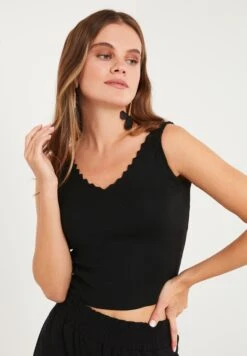 LELA Regular Fit - Top - Black 6 LELA Regular Fit - Top - Black -Lela f3625aa8c9fb4f918882325edddce32d