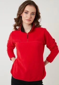LELA Slim Fit - Felpa In Pile - Red