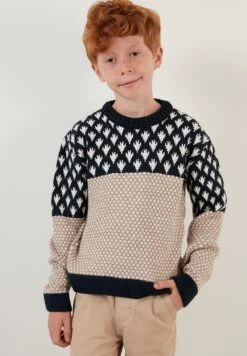 LELA MaglioneDark Blue Bambini Pullover & Cardigan L6S24J008-K11 -Lela f4296358beb14f98af00139e35e857d0