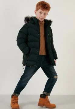 LELA Regular FitCappotto InvernaleKhaki Bambini Abbigliamento Outwear L6S24L00P-N11