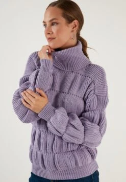 LELA Regular FitMaglioneLilac Donna Maglieria L6S21I02K-I11 -Lela f585003322b9454993cbd7dbb4e8fbb1