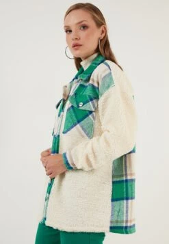 LELA Cappotto Corto - Green -Lela f6244289349a404c9a50f0a0afe83602