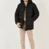 LELA Regular FitCappotto InvernaleBlack Bambini Abbigliamento Outwear L6S24L00Q-Q11