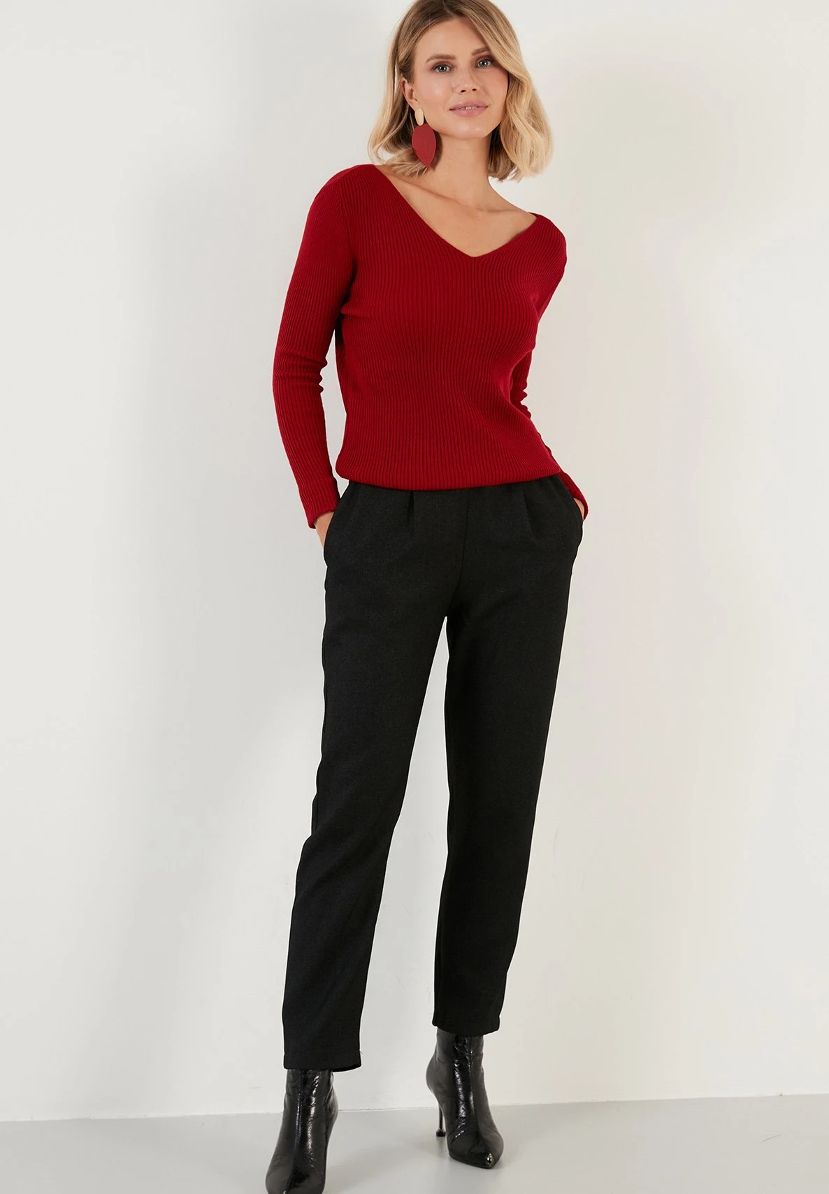 LELA MaglioneRed Donna Maglieria L6S21I035-G11 2 LELA MaglioneRed Donna Maglieria L6S21I035-G11 - immagine 2