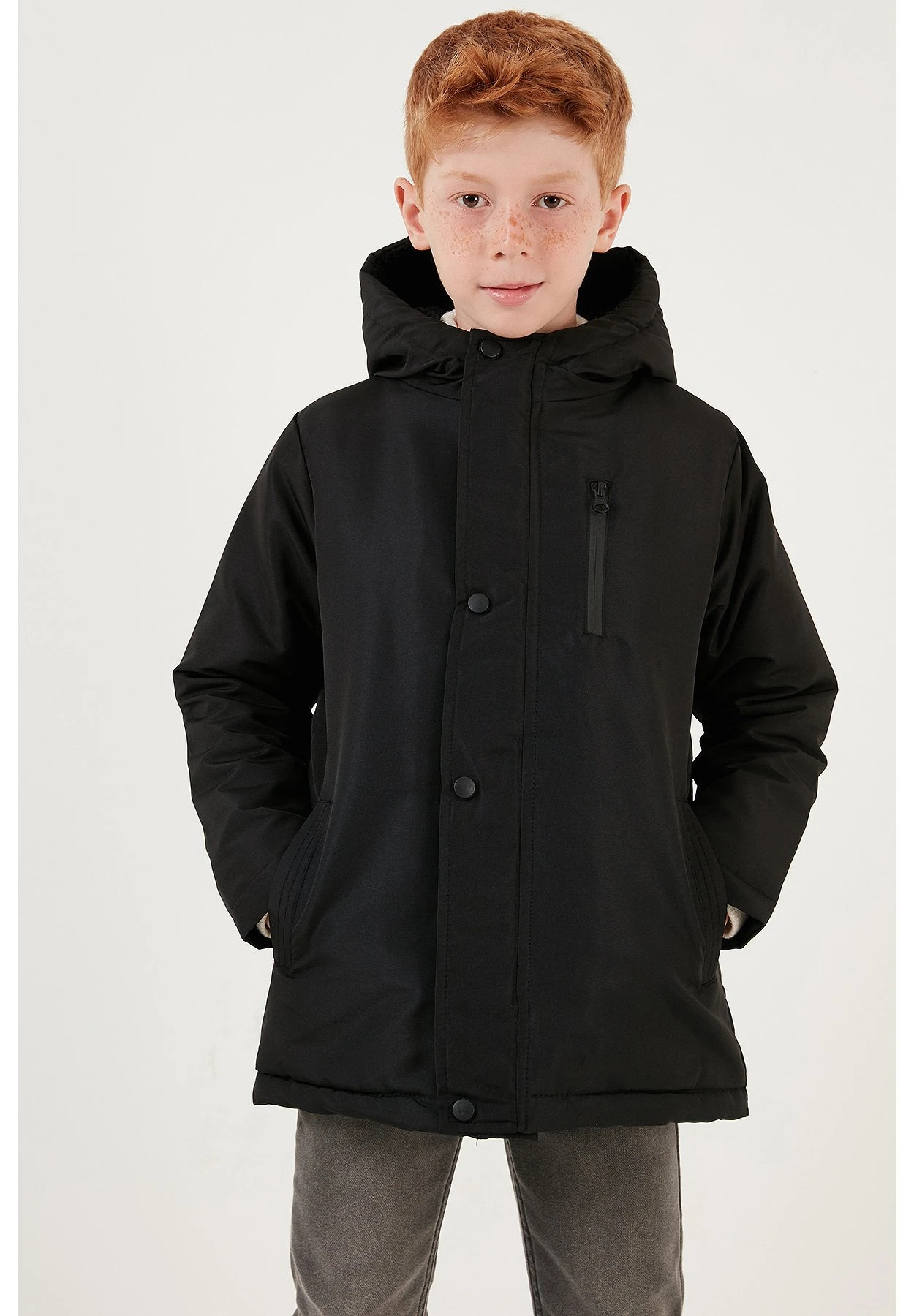 LELA Regular FitCappotto InvernaleBlack Bambini Abbigliamento Outwear L6S24L00R-Q11 1 LELA Regular FitCappotto InvernaleBlack Bambini Abbigliamento Outwear L6S24L00R-Q11