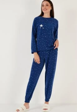 LELA SetPigiamaDark Blue Donna Intimo Notte E Loungewear L6S81P00V-K11