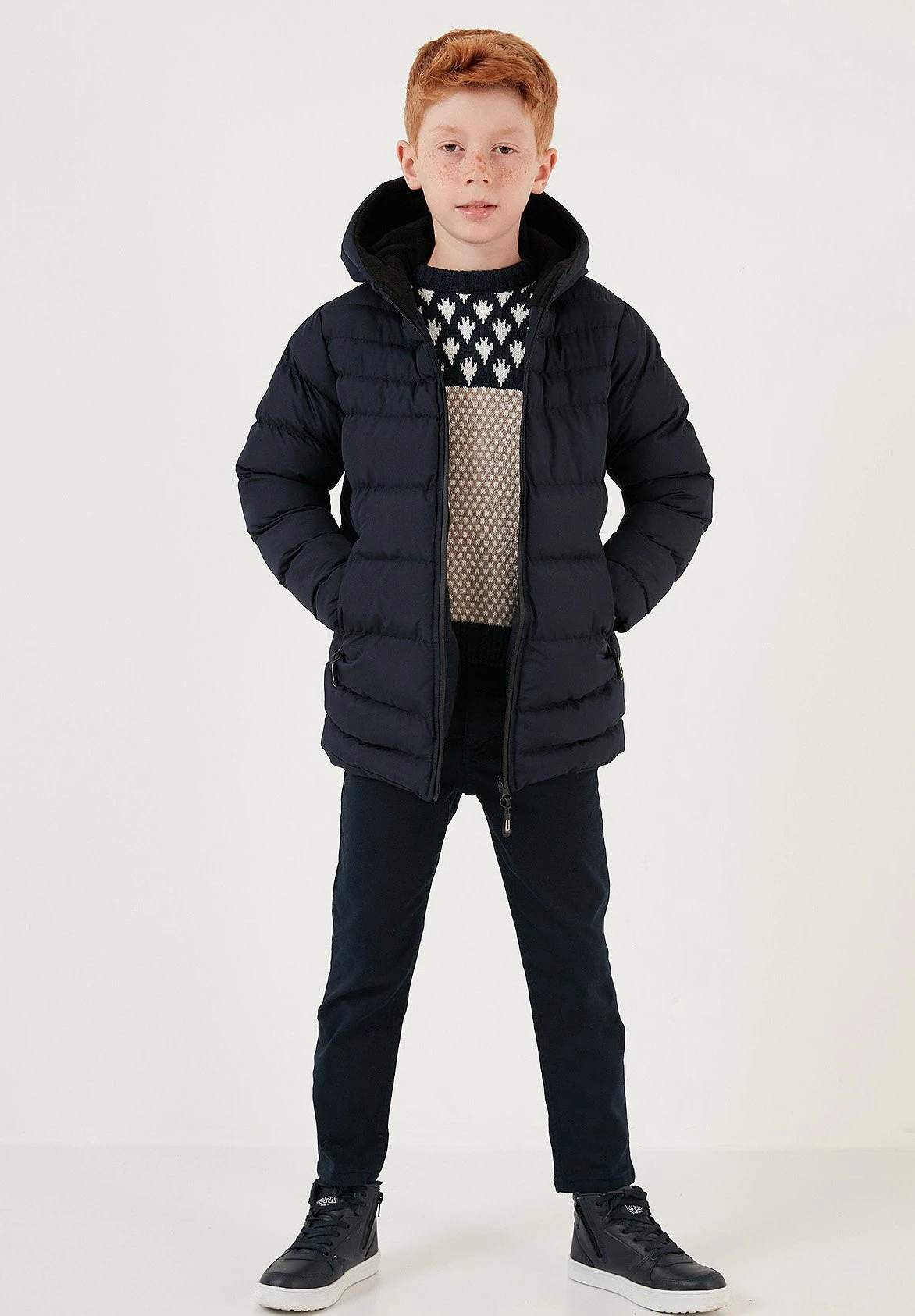 LELA Regular FitCappotto InvernaleDark Blue Bambini Abbigliamento Outwear L6S24L00Q-K12 1 LELA Regular FitCappotto InvernaleDark Blue Bambini Abbigliamento Outwear L6S24L00Q-K12