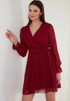 LELA Mini- Vestito Estivo - Bordeaux